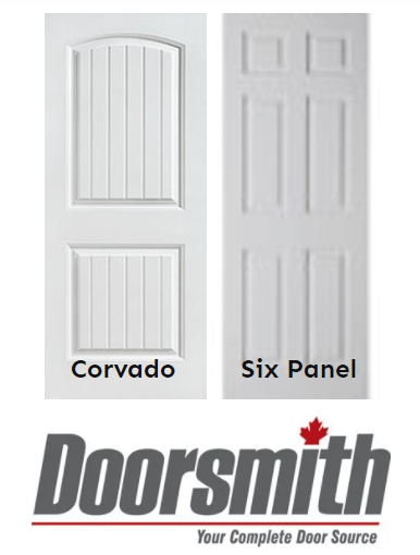 Hardboard interior door
