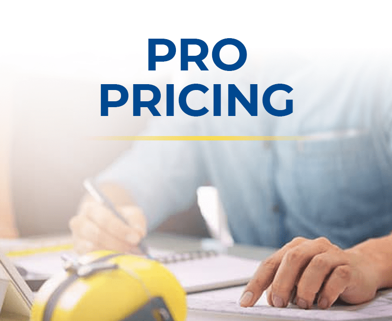 Pro Pricing online portal