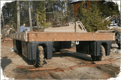 Techstar floats with wheels