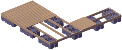Floating Docks — Plastic Floats logo